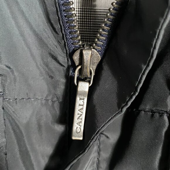 Canali Rain and Wind Tech Black Nylon Jacket - Picture 3 of 12
